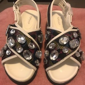 Mules Sandals with diamond details